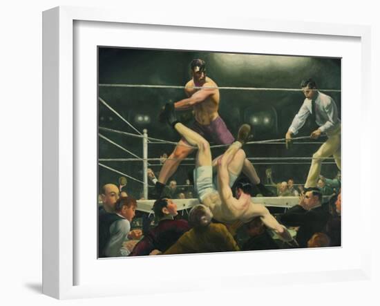 Dempsey and Firpo-George Wesley Bellows-Framed Premium Giclee Print
