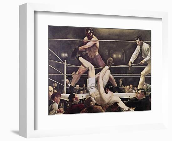 Dempsey and Firpo-George Bellows-Framed Giclee Print