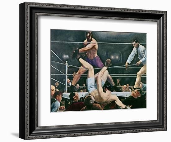 Dempsey v. Firpo in New York City, 1923, 1924-George Wesley Bellows-Framed Giclee Print