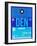 DEN Denver Luggage Tag 2-NaxArt-Framed Art Print