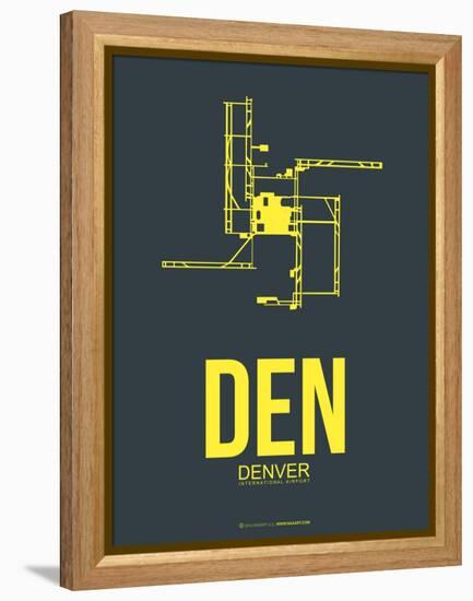 Den Denver Poster 1-NaxArt-Framed Stretched Canvas