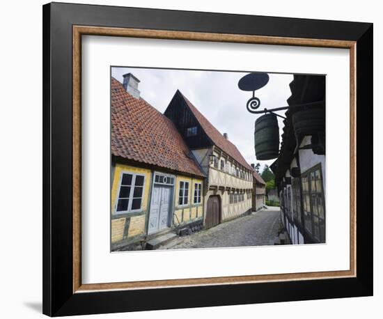 Den Gamle By, the Old Town Open Air Museum, Arhus, Jutland, Denmark, Scandinavia, Europe-Christian Kober-Framed Photographic Print