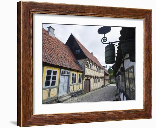 Den Gamle By, the Old Town Open Air Museum, Arhus, Jutland, Denmark, Scandinavia, Europe-Christian Kober-Framed Photographic Print