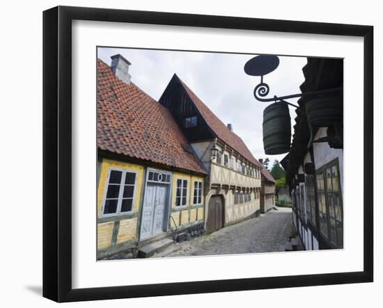 Den Gamle By, the Old Town Open Air Museum, Arhus, Jutland, Denmark, Scandinavia, Europe-Christian Kober-Framed Photographic Print