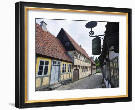 Den Gamle By, the Old Town Open Air Museum, Arhus, Jutland, Denmark, Scandinavia, Europe-Christian Kober-Framed Photographic Print