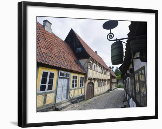 Den Gamle By, the Old Town Open Air Museum, Arhus, Jutland, Denmark, Scandinavia, Europe-Christian Kober-Framed Photographic Print