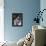 Den Mother Still in Uniform, Sleeping While Holding Her Daughter-null-Framed Premier Image Canvas displayed on a wall
