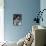 Den Mother Still in Uniform, Sleeping While Holding Her Daughter-null-Mounted Photographic Print displayed on a wall