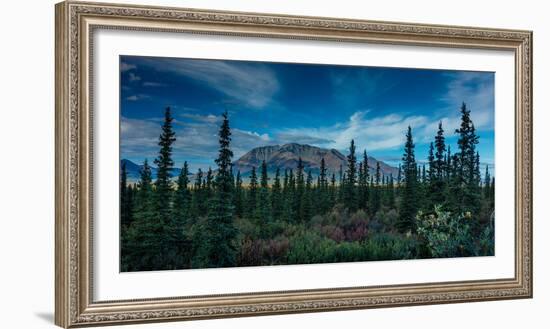 Denali Highway, Route 8, offers views of Mt.Deborah, Mnt. Hess Mountain, & Mt. Hayes Alaska, Alaska-null-Framed Photographic Print