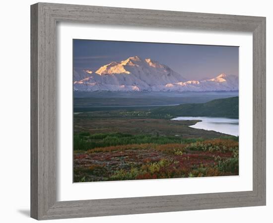 Denali National Park near Wonder lake, Alaska, USA-Charles Sleicher-Framed Photographic Print