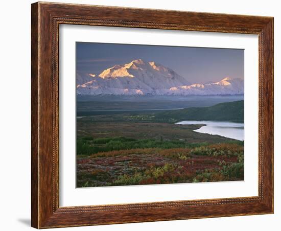 Denali National Park near Wonder lake, Alaska, USA-Charles Sleicher-Framed Photographic Print