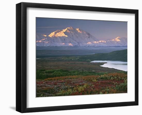 Denali National Park near Wonder lake, Alaska, USA-Charles Sleicher-Framed Photographic Print