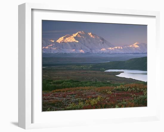 Denali National Park near Wonder lake, Alaska, USA-Charles Sleicher-Framed Photographic Print