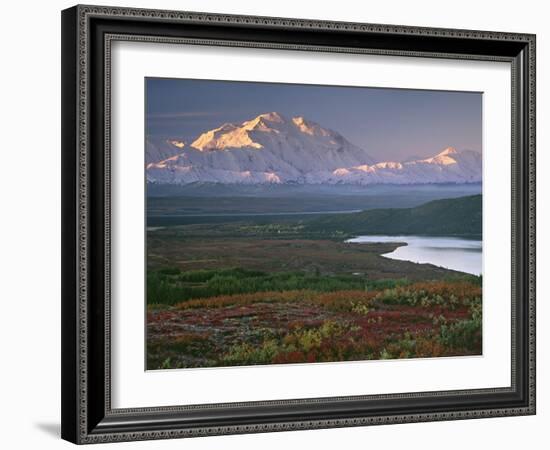 Denali National Park near Wonder lake, Alaska, USA-Charles Sleicher-Framed Photographic Print