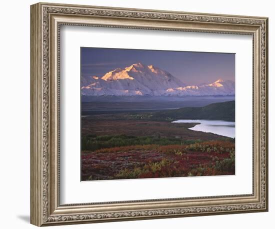 Denali National Park near Wonder Lake, Alaska, USA-Charles Sleicher-Framed Photographic Print