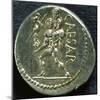 Denarius of Julius Caesar Depicting Aeneas and Anchises, 50 BC, Verso, Roman Coins BC-null-Mounted Giclee Print