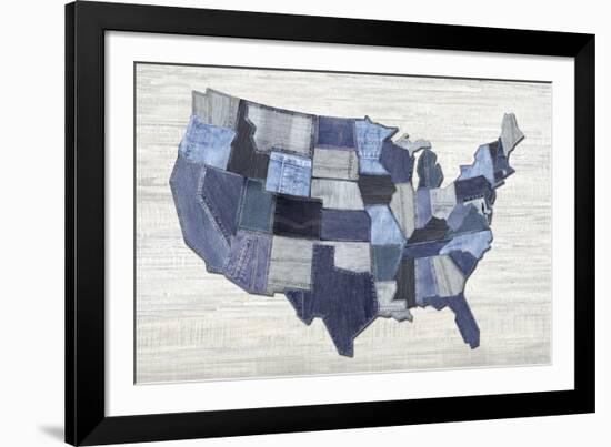 Denim States-Mark Chandon-Framed Giclee Print