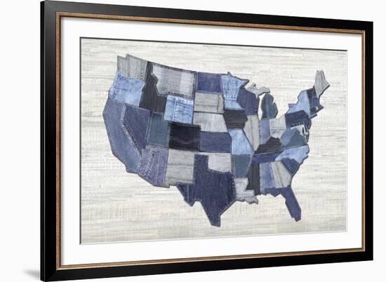 Denim States-Mark Chandon-Framed Giclee Print