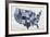 Denim States-Mark Chandon-Framed Giclee Print