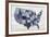 Denim States-Mark Chandon-Framed Giclee Print