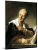 Denis Diderot-Jean-Honoré Fragonard-Mounted Art Print