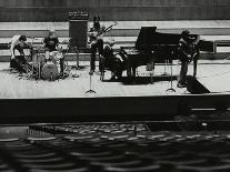 Drummer Ginger Baker Performing at the Forum Theatre, Hatfield, Hertfordshire, 1980-Denis Williams-Framed Photographic Print