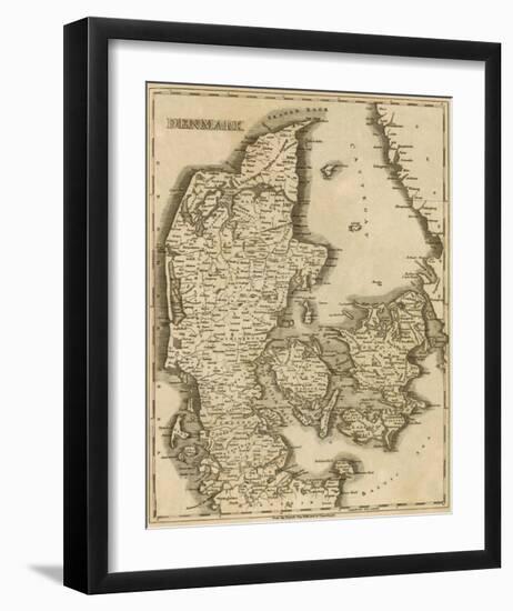 Denmark, c.1812-Aaron Arrowsmith-Framed Art Print