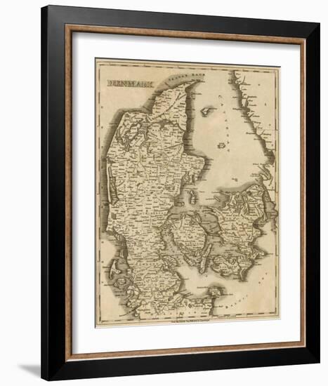 Denmark, c.1812-Aaron Arrowsmith-Framed Art Print