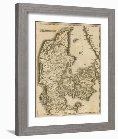 Denmark, c.1812-Aaron Arrowsmith-Framed Art Print