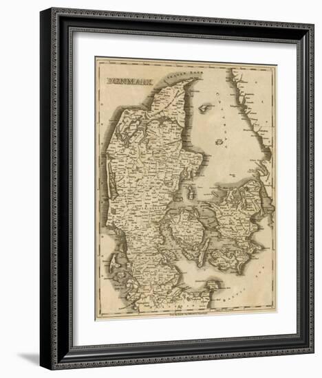 Denmark, c.1812-Aaron Arrowsmith-Framed Art Print