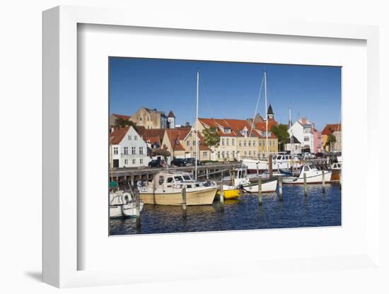 Denmark, Funen, Faaborg, Port View-Walter Bibikow-Framed Photographic Print