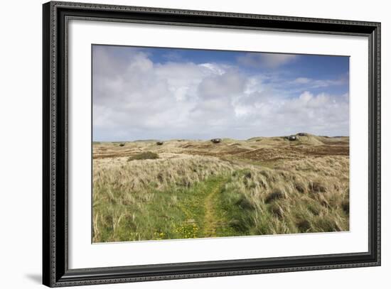 Denmark, Jutland, Hantsholm, Ww2-Era German Atlantic Wall Bunkers and Coastal Artillery-Walter Bibikow-Framed Photographic Print