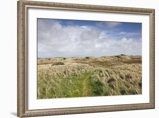 Denmark, Jutland, Hantsholm, Ww2-Era German Atlantic Wall Bunkers and Coastal Artillery-Walter Bibikow-Framed Photographic Print