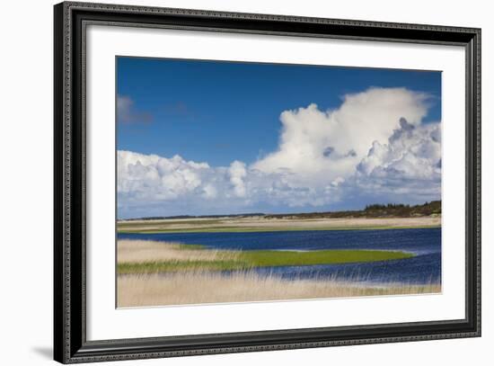 Denmark, Jutland, Nymendegab, View of the Ringkobing Fjord-Walter Bibikow-Framed Photographic Print