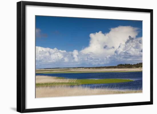 Denmark, Jutland, Nymendegab, View of the Ringkobing Fjord-Walter Bibikow-Framed Photographic Print