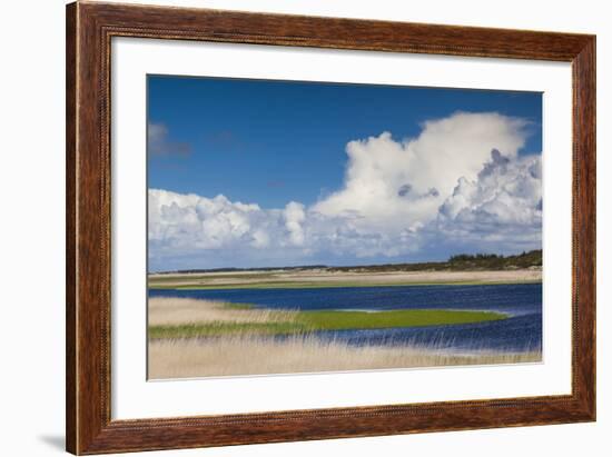 Denmark, Jutland, Nymendegab, View of the Ringkobing Fjord-Walter Bibikow-Framed Photographic Print