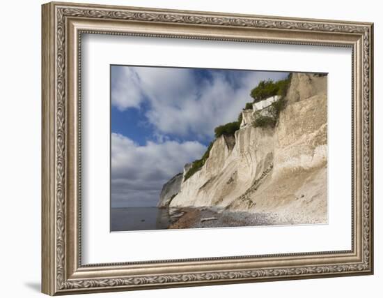 Denmark, Mon, Mons Klimt, 130 Meter-High Chalk Cliffs from the Shore-Walter Bibikow-Framed Photographic Print