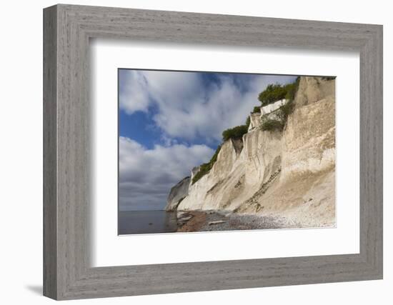 Denmark, Mon, Mons Klimt, 130 Meter-High Chalk Cliffs from the Shore-Walter Bibikow-Framed Photographic Print