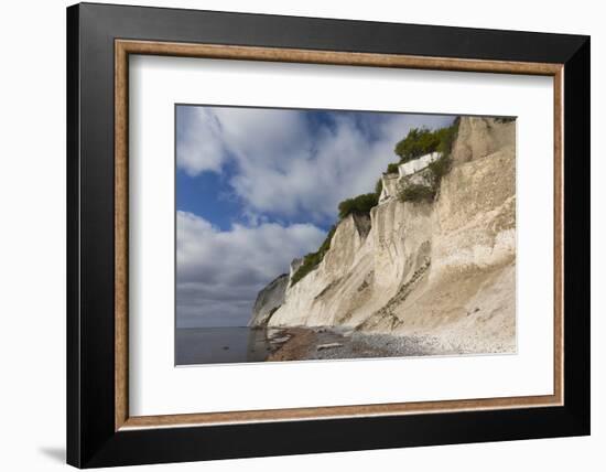 Denmark, Mon, Mons Klimt, 130 Meter-High Chalk Cliffs from the Shore-Walter Bibikow-Framed Photographic Print