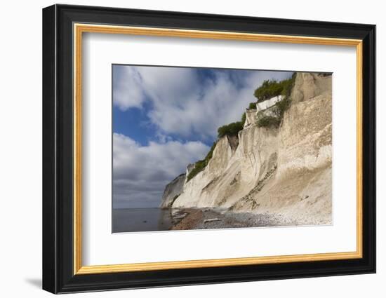 Denmark, Mon, Mons Klimt, 130 Meter-High Chalk Cliffs from the Shore-Walter Bibikow-Framed Photographic Print