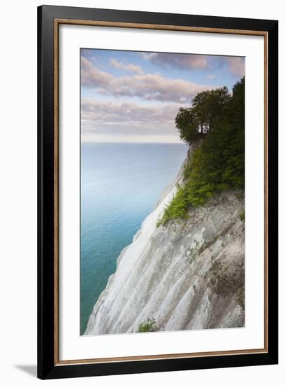 Denmark, Mon, Mons Klimt, 130 Meter-Highchalk Cliffs from Above-Walter Bibikow-Framed Photographic Print