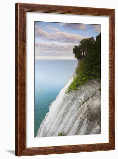 Denmark, Mon, Mons Klimt, 130 Meter-Highchalk Cliffs from Above-Walter Bibikow-Framed Photographic Print