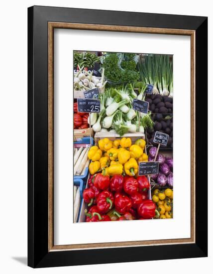 Denmark, Zealand, Copenhagen, Torvehallerne Kph, Produce-Walter Bibikow-Framed Photographic Print