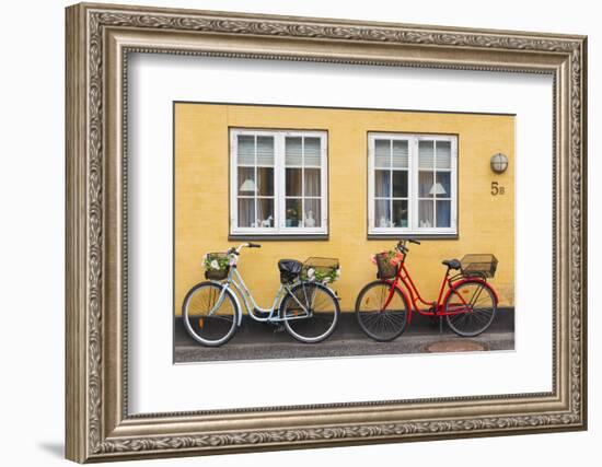 Denmark, Zealand, Soro, Traditional Danish Houses, Sogade Street-Walter Bibikow-Framed Photographic Print