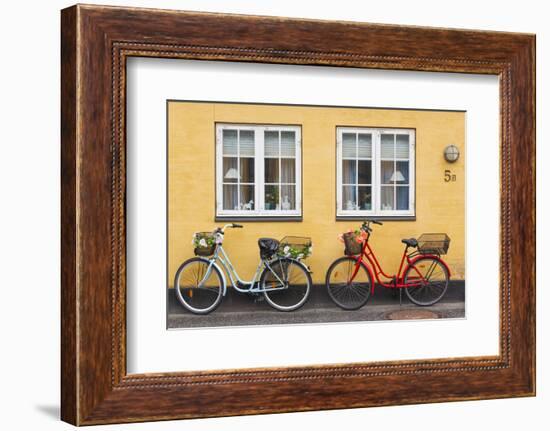 Denmark, Zealand, Soro, Traditional Danish Houses, Sogade Street-Walter Bibikow-Framed Photographic Print