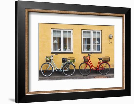 Denmark, Zealand, Soro, Traditional Danish Houses, Sogade Street-Walter Bibikow-Framed Photographic Print