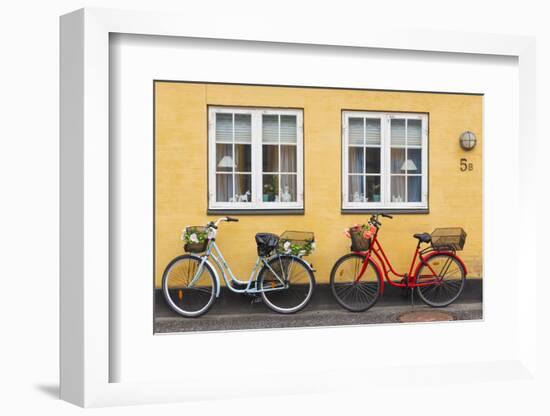 Denmark, Zealand, Soro, Traditional Danish Houses, Sogade Street-Walter Bibikow-Framed Photographic Print