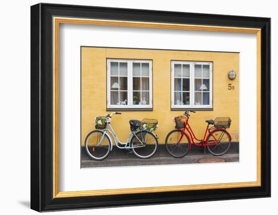 Denmark, Zealand, Soro, Traditional Danish Houses, Sogade Street-Walter Bibikow-Framed Photographic Print