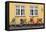 Denmark, Zealand, Soro, Traditional Danish Houses, Sogade Street-Walter Bibikow-Framed Premier Image Canvas