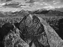 USA, Arizona, Saguaro National Park. Petroglyphs on Signal Hill-Dennis Flaherty-Photographic Print